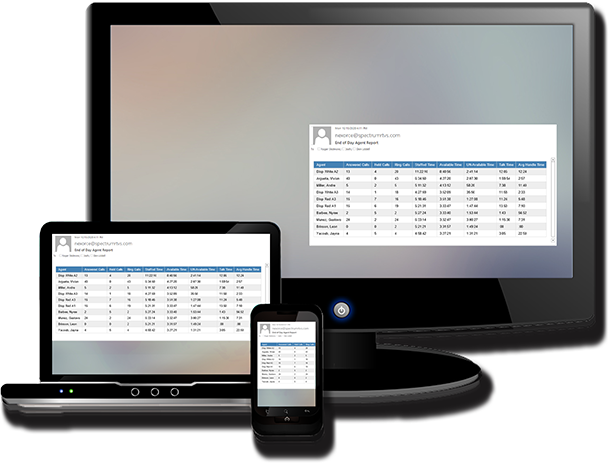 Examples of the XorceView desktop wallboard interface